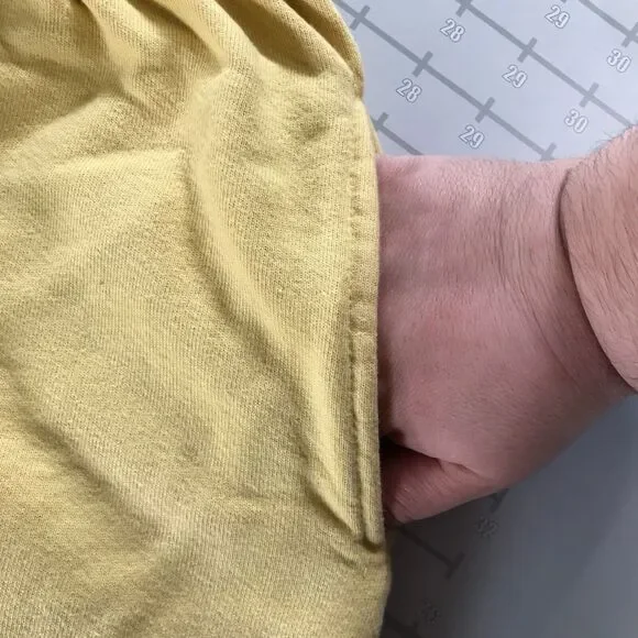 Vintage Russell Athletic Sweatpants Mens Extra Large Yellow Elastic Ankle USA - Picture 6 of 12